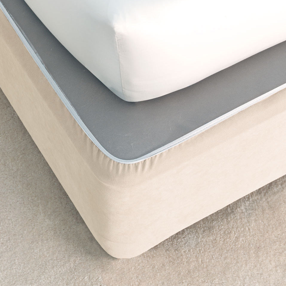 Cream Bedwrap Valance | Single Bed