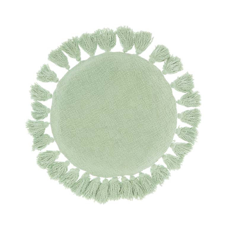 Florida Basil Round Filled Cushion