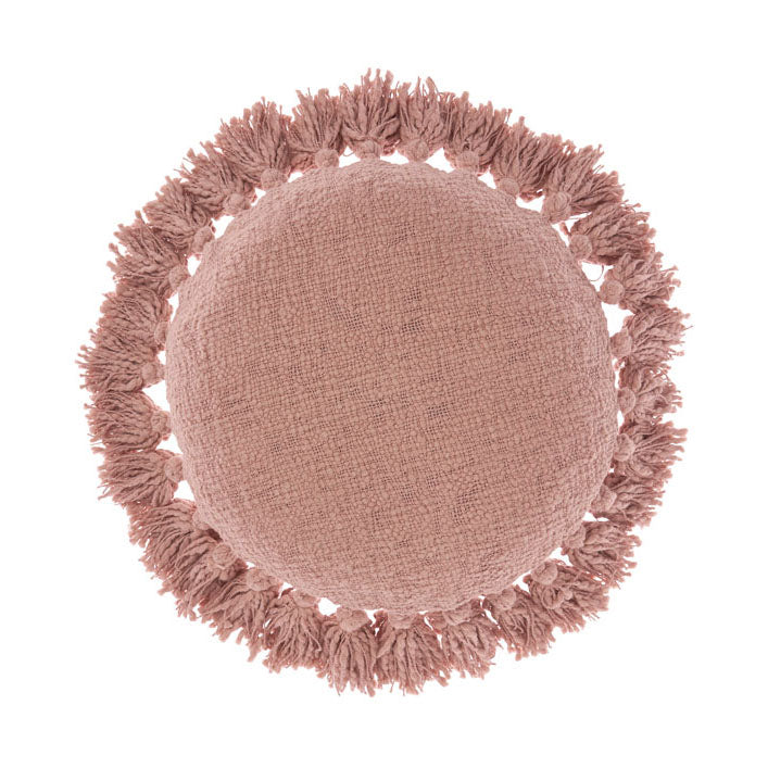 Florida Rosette Round Filled Cushion