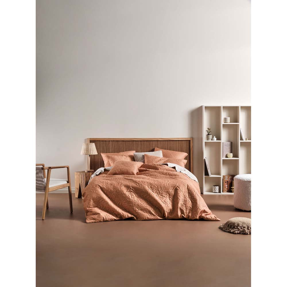 Isadora Brandy Quilt Cover Set | Queen Bed