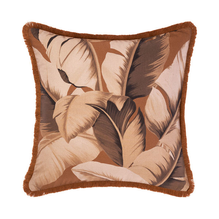 Kalena Cinnamon Square Filled Cushion