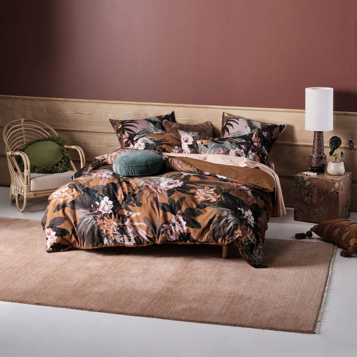 Marilla Cinnamon Quilt Cover Set | Queen Bed