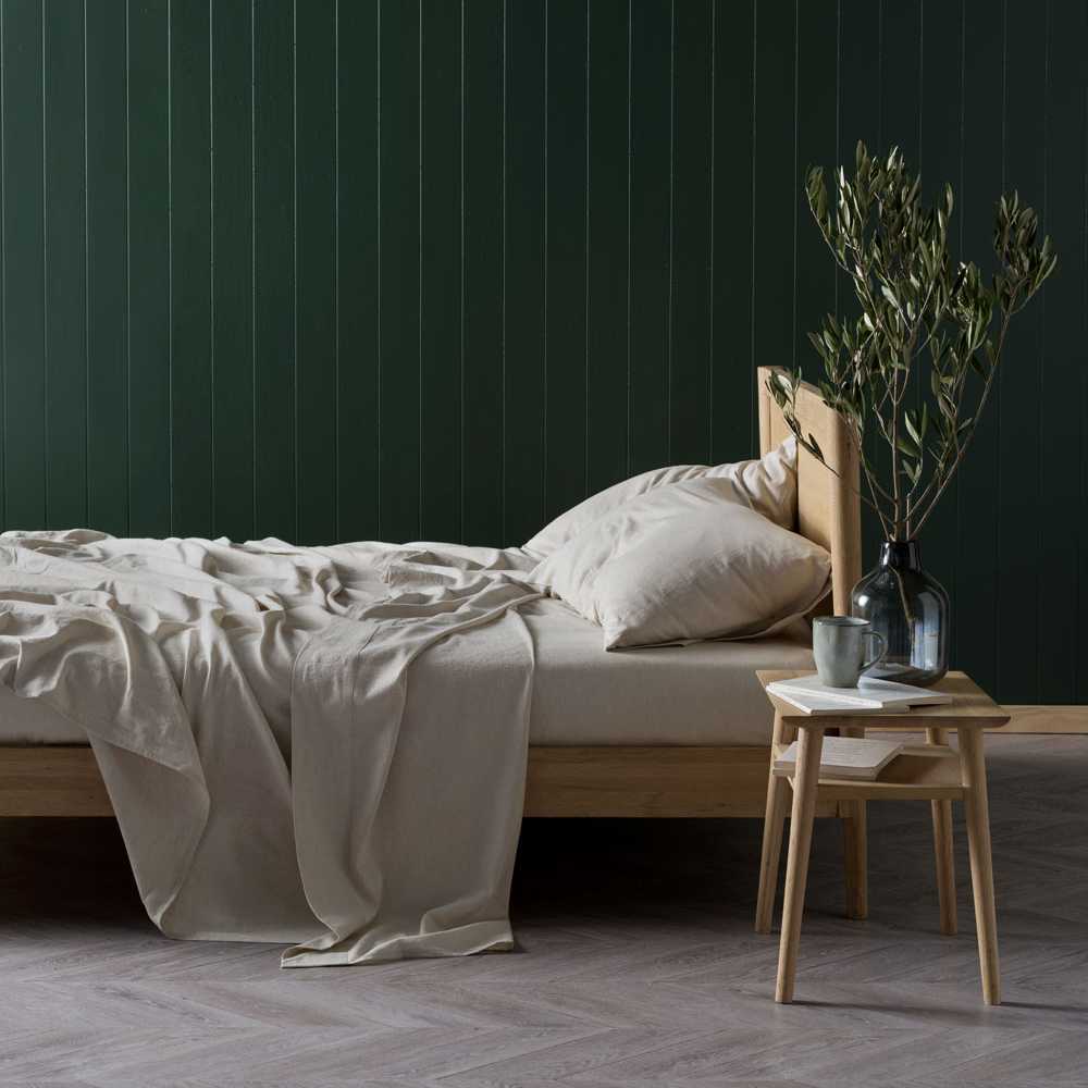 Nimes Natural Linen Sheet Set | Queen Bed 50cm