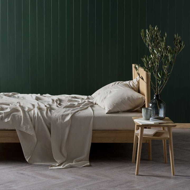 Nimes Natural Linen Sheet Set | Queen Bed 50cm
