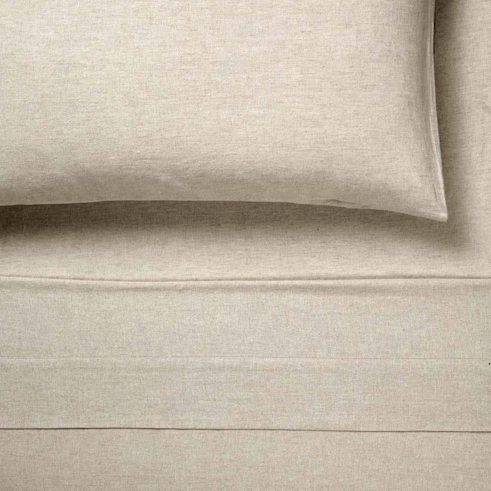 Nimes Natural Linen Sheet Set | Queen Bed 50cm