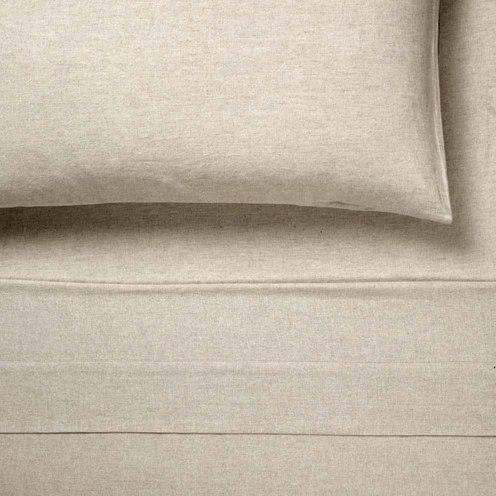 Nimes Natural Linen Sheet Set | Queen Bed 50cm