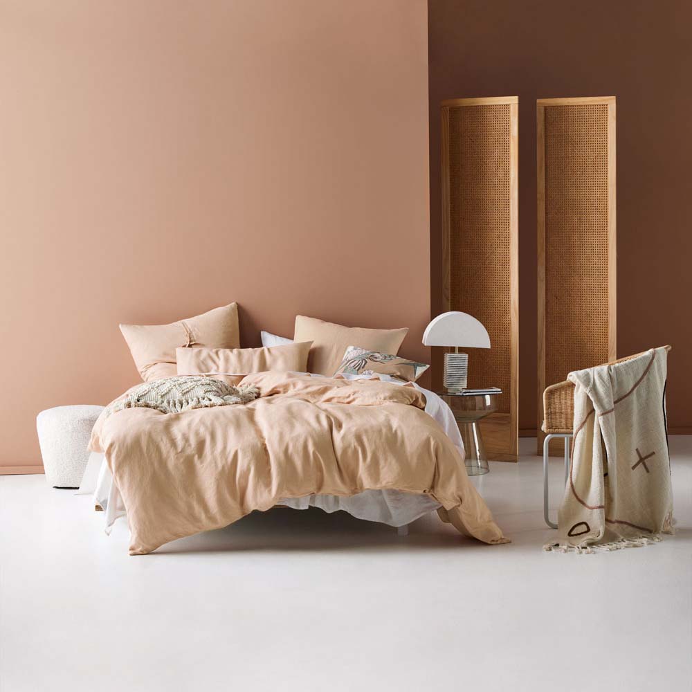 Nimes Nude Quilt Cover Set | Super King
