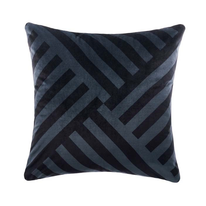 Phoenix Slate Square Filled Cushion