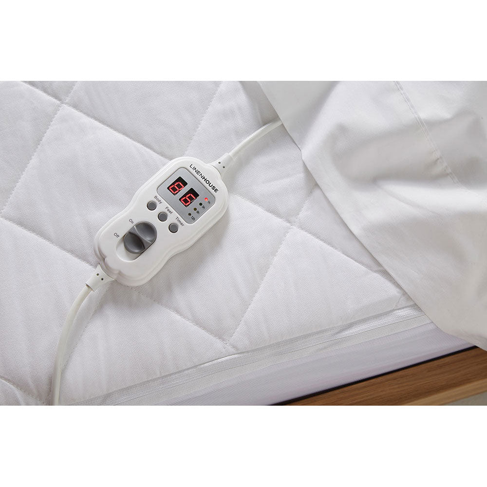 Electric Blanket Multi Zone Quilted | Queen Bed