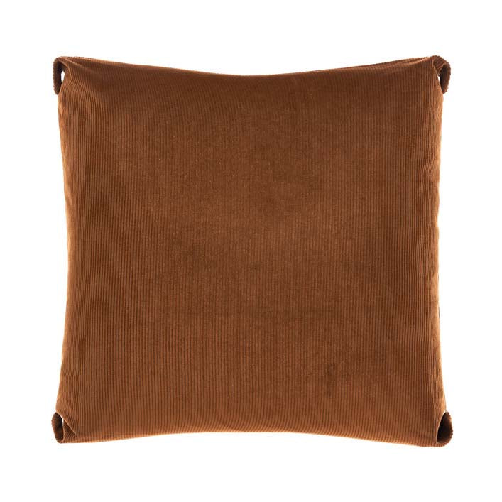 Reagan Pecan Square Filled Cushion