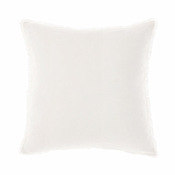 Shrimpton White Square Filled Cushion