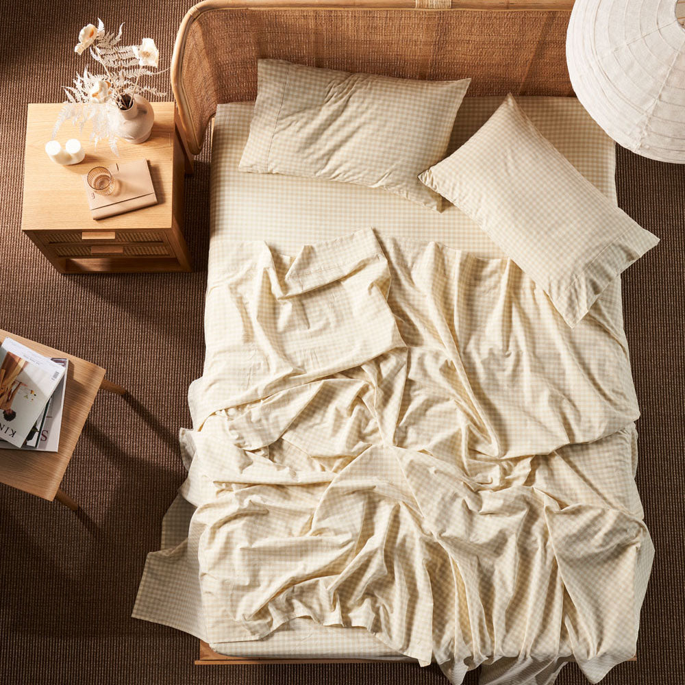 Springsteen Stone Sheet Set | Single Bed