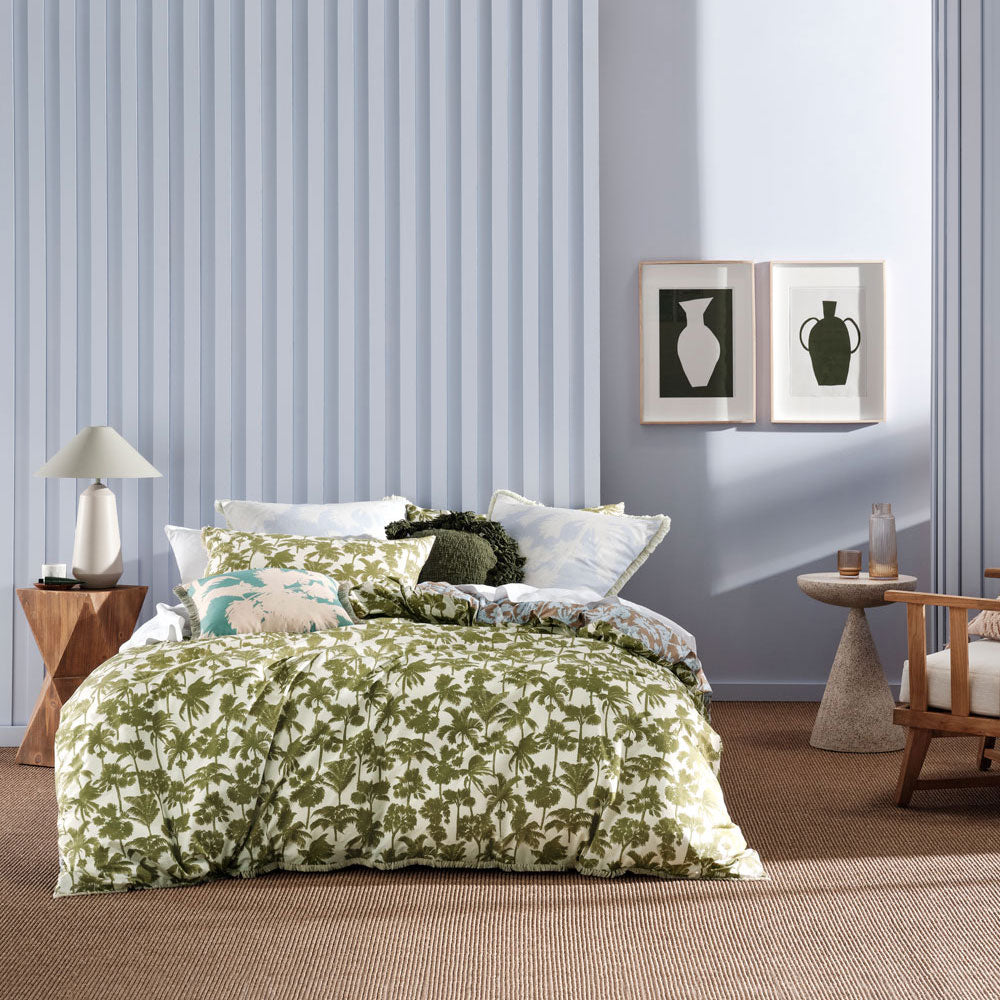 Tourelles Leaf Quilt Cover Set | Double Bed