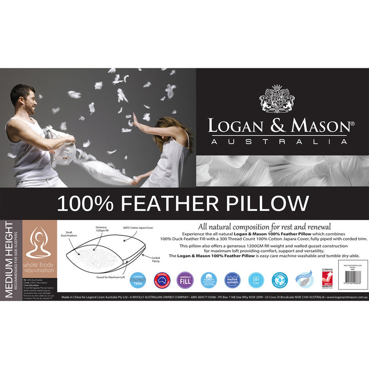 100% Feather Pillow