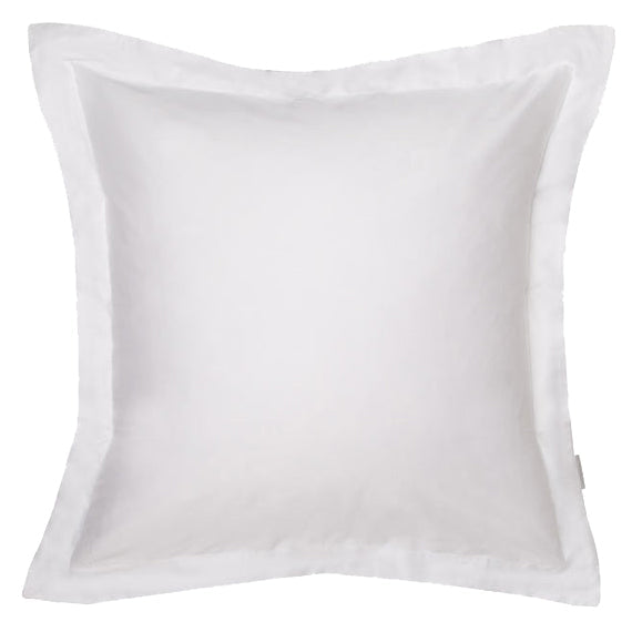 White 100% Egyptian Cotton Sateen 400TC European Pillowcase