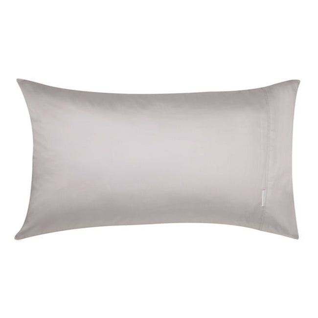 Pewter 100% Egyptian Cotton Sateen 400TC King Size Pillowcase