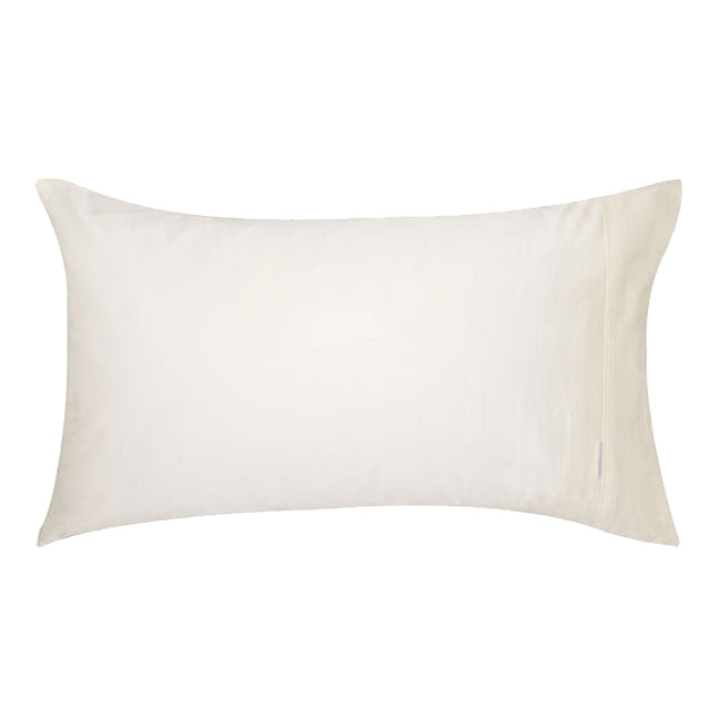 Vanilla 100% Egyptian Cotton Sateen 400TC King Size Pillowcase