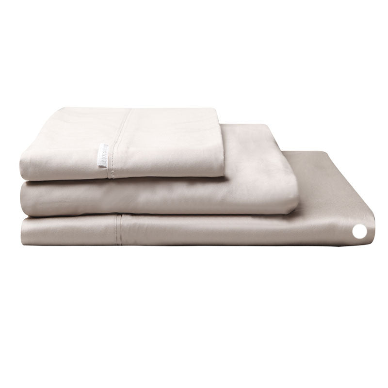 100% Egyptian Cotton Sateen Flat Sheet 400TC Linen | King Bed