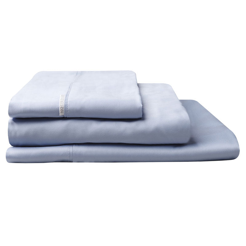 100% Egyptian Cotton Sateen Sheet Set 400TC Wedgwood | Double Bed