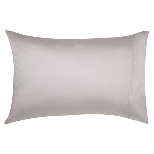 Pewter 100% Egyptian Cotton Sateen 400TC Standard Pillowcase