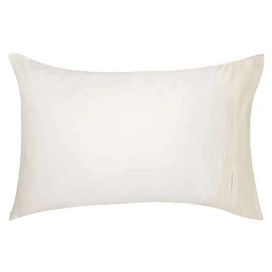 Vanilla 100% Egyptian Cotton Sateen 400TC Standard Pillowcase