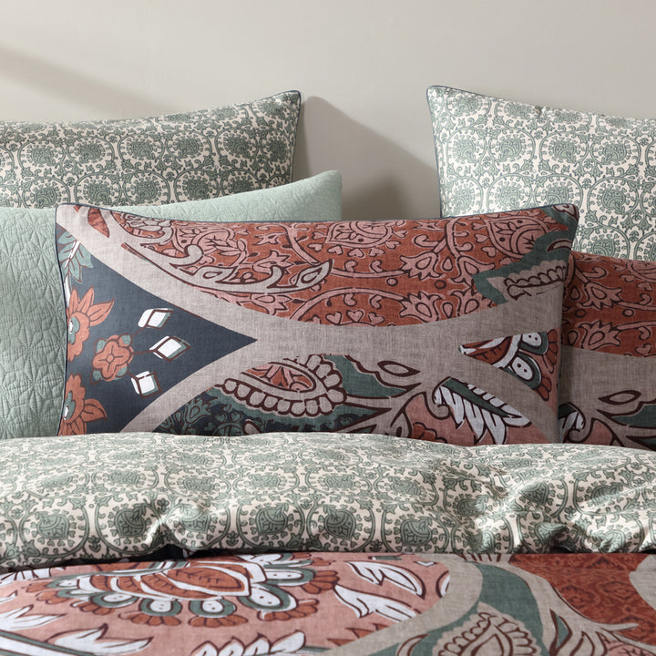 Logan and Mason Anikah Multi Quilt Cover Set Pillow | My Linen