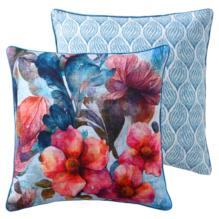 Logan and Mason Azure Bloom European Pillowcase | My Linen