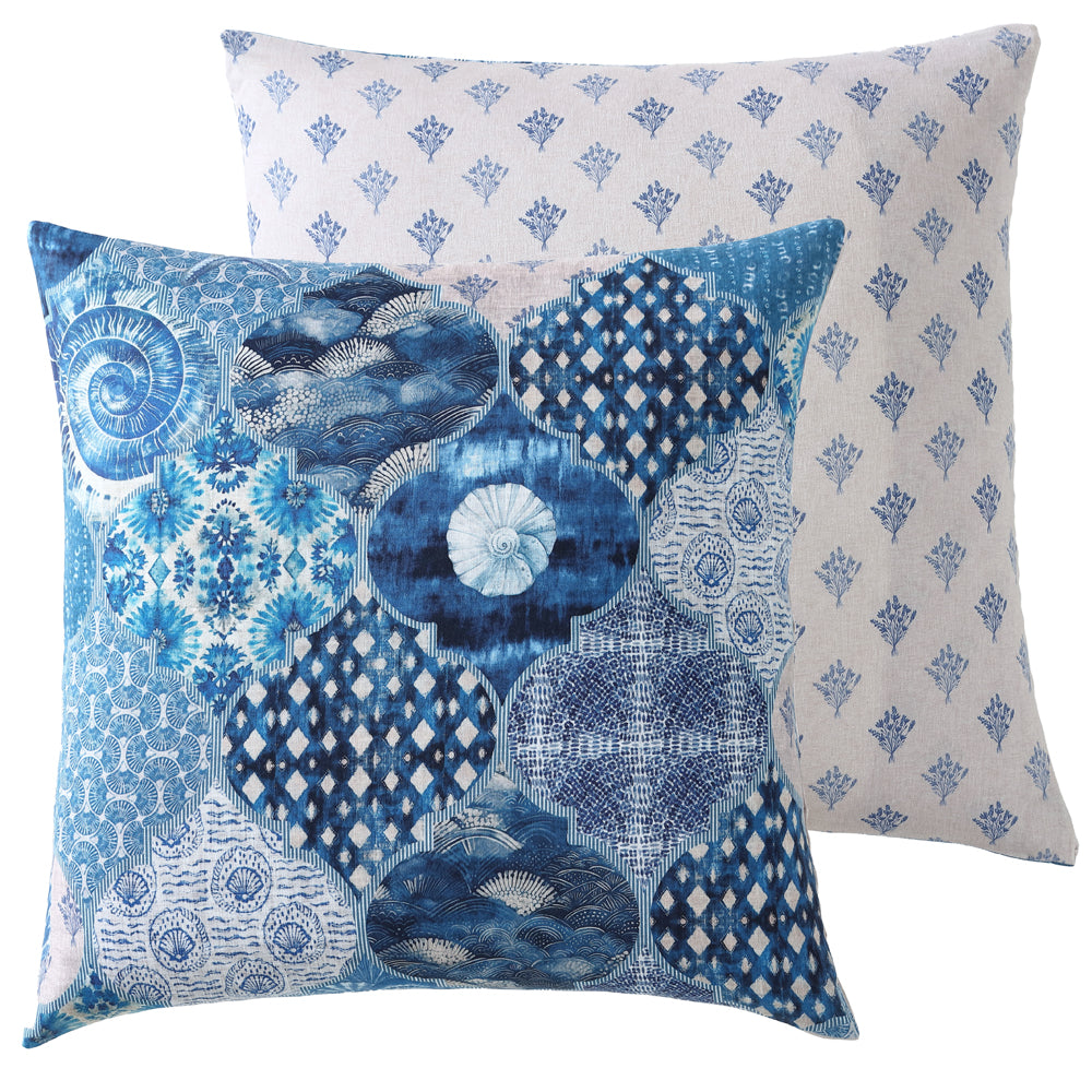 Logan and Mason Balmain Blue European Pillowcase | My Linen