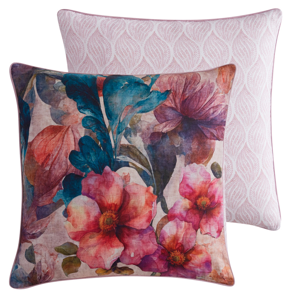 Logan and Mason Berrimah Blush European Pillowcase | My Linen