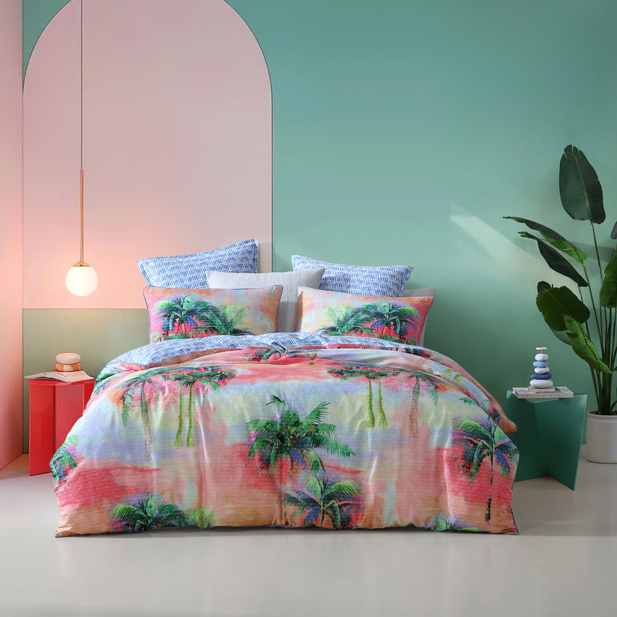 Logan and Mason Coconut Grove Quilt Cover Set | My Linen