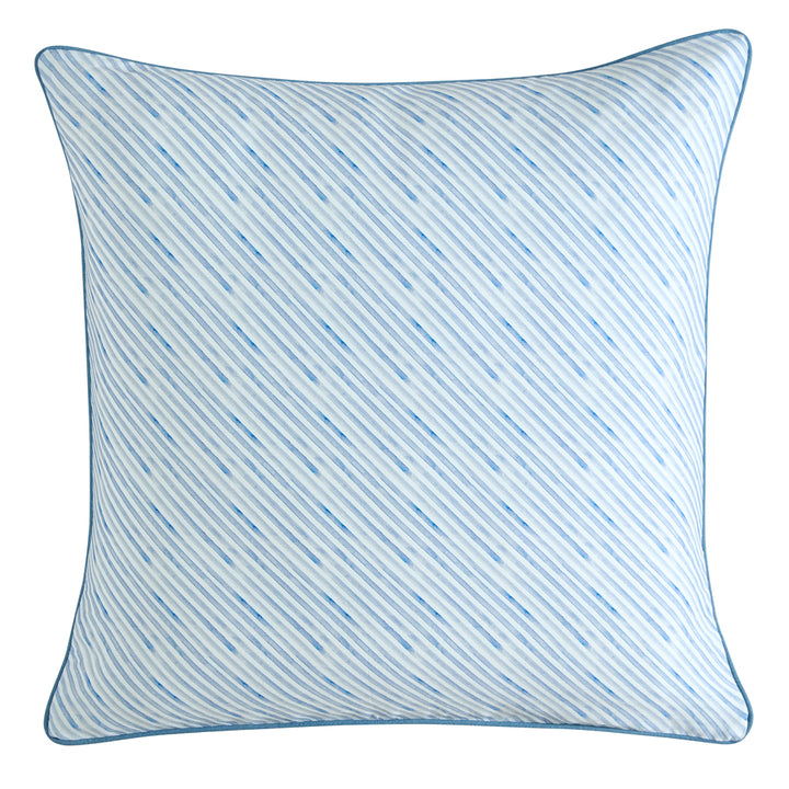 Logan and Mason Delia Blue European Pillowcase | My Linen