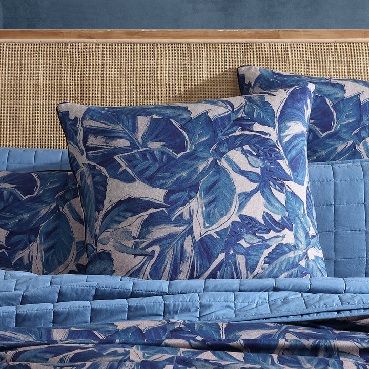 Elio Blue Quilt Cover Set | Super King