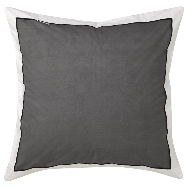 Essex Charcoal European Pillowcase