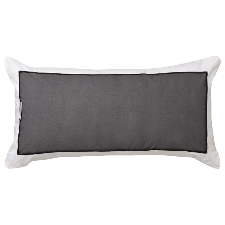 Essex Charcoal Long Filled Cushion