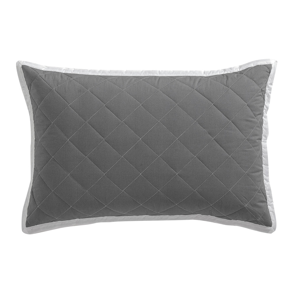 Essex Charcoal Pillowsham Pair | 2 Pack