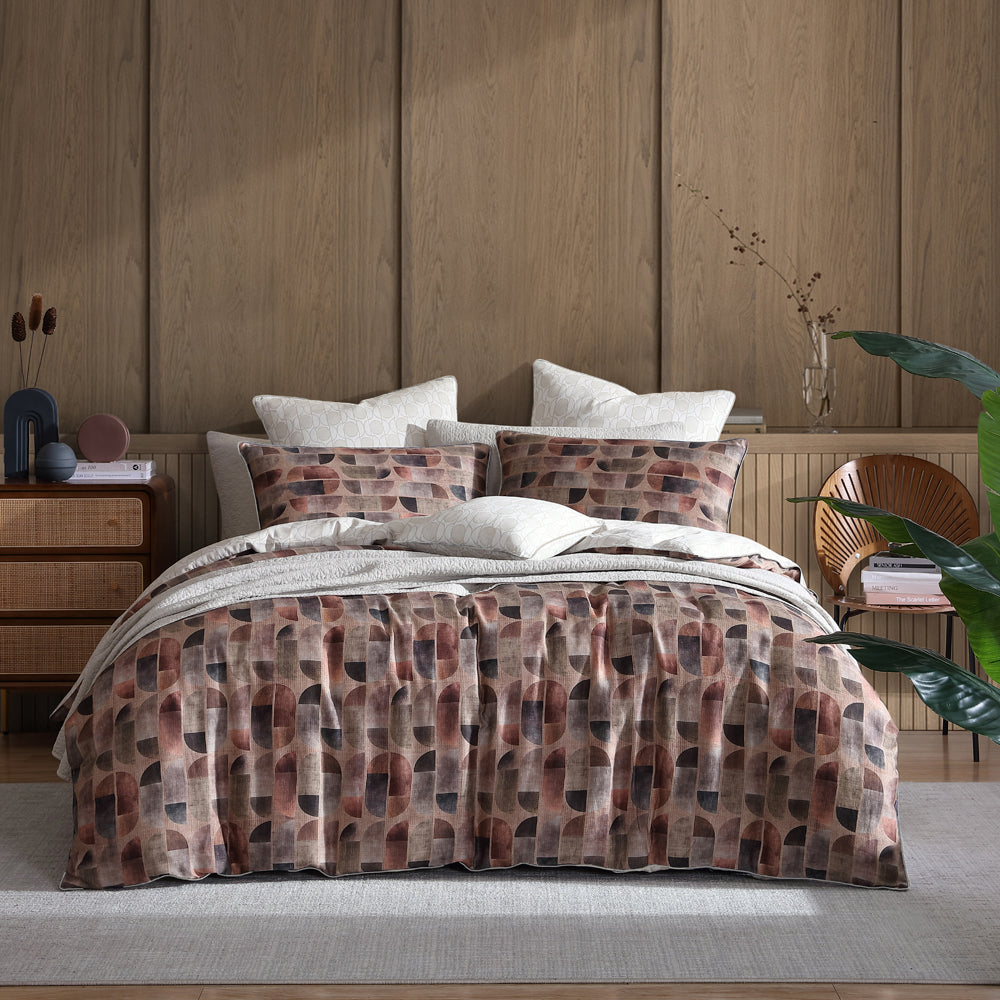 Fletcher Quilt Cover Set by Logan and Mason | Queen Bed | My Linen