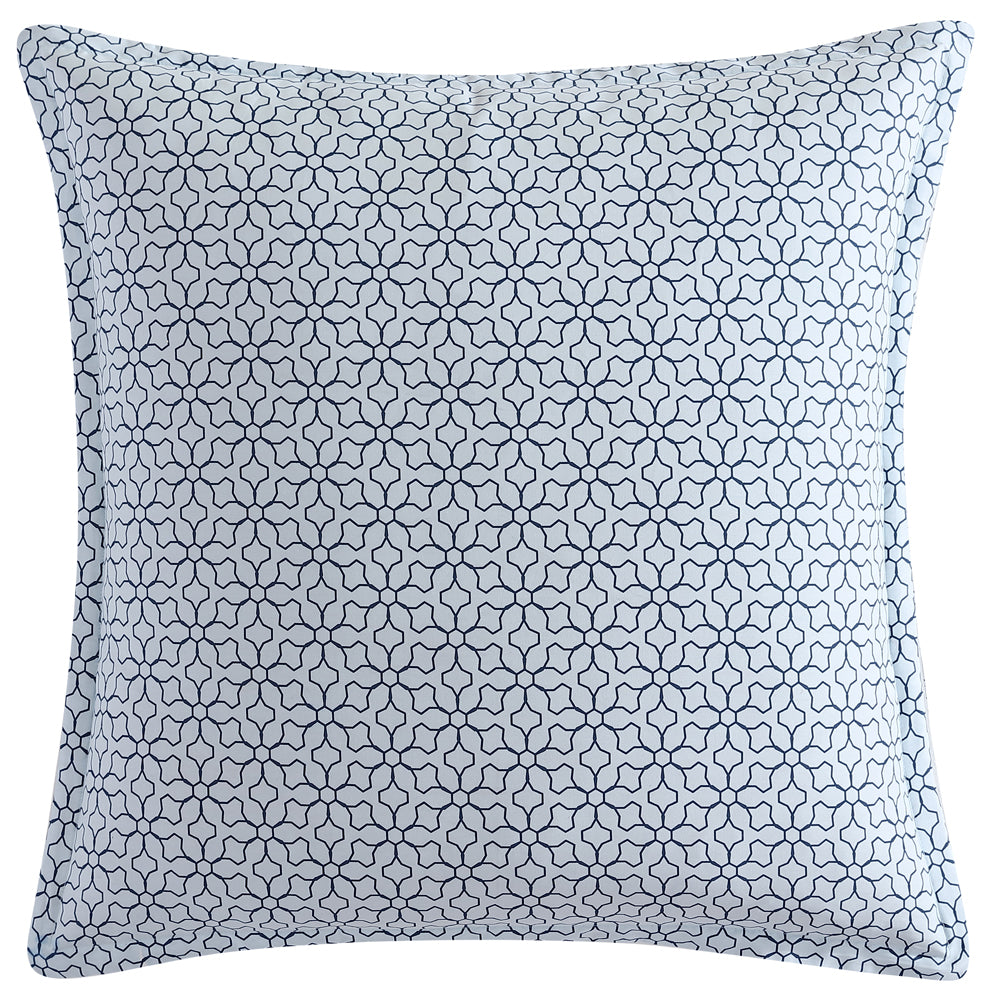 Golden Glow Navy European Pillowcase