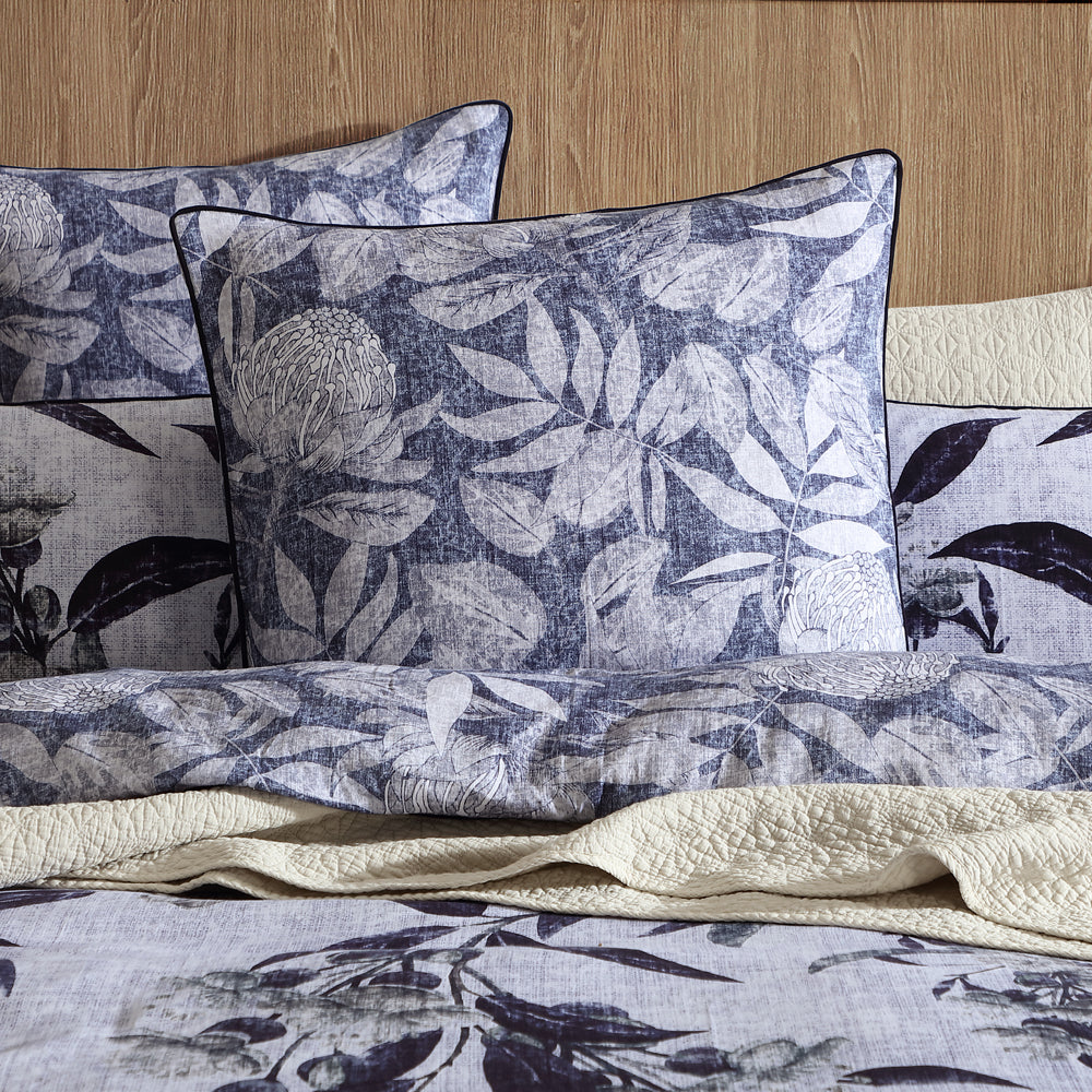 Logan and Mason Hastings Blue European Pillowcase Lifestyle | My Linen