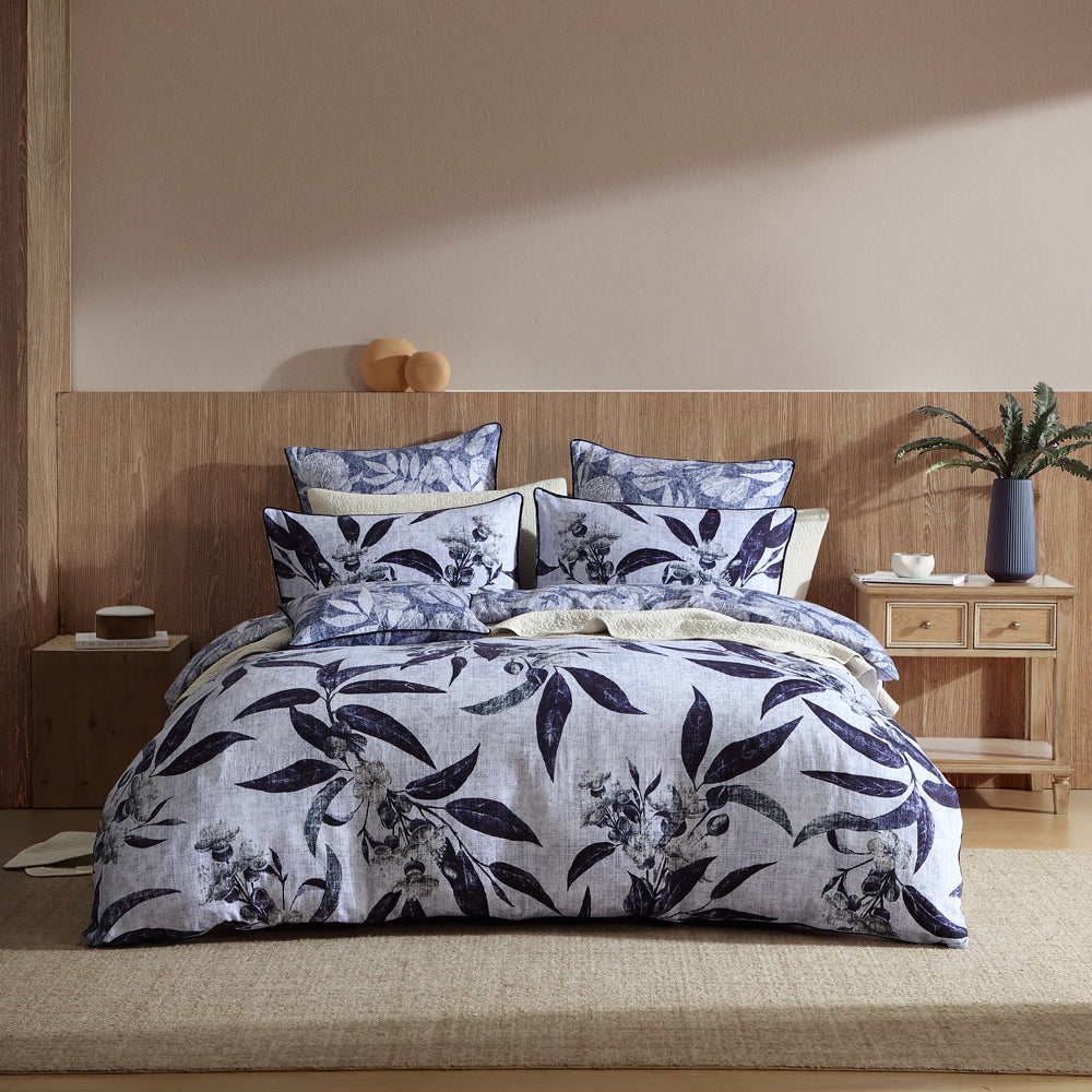 Logan and Mason Hastings Blue Quilt Cover Set | My Linen