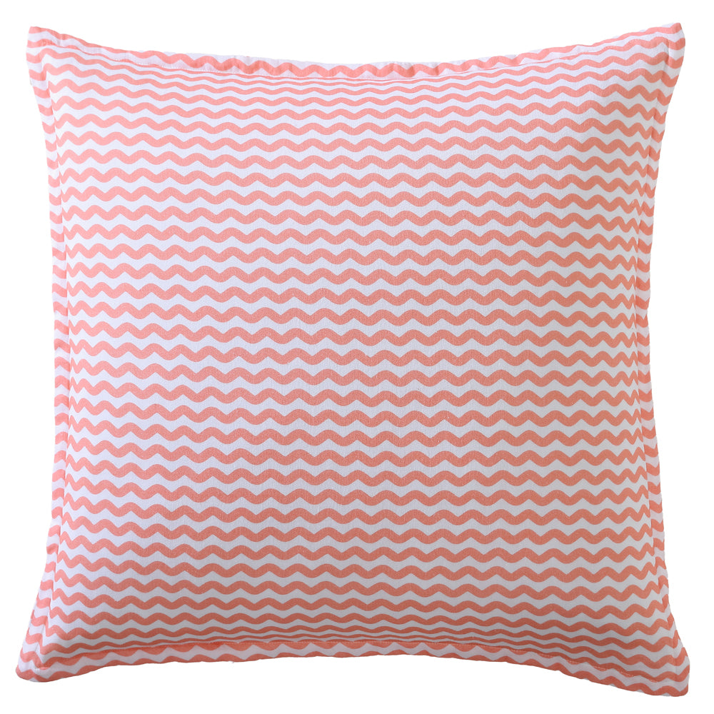 Logan and Mason Hot House Apricot European Pillowcase | My Linen