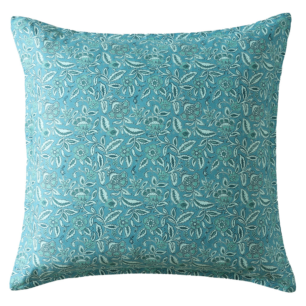 Logan and Mason Jessa Teal European Pillowcase | My Linen