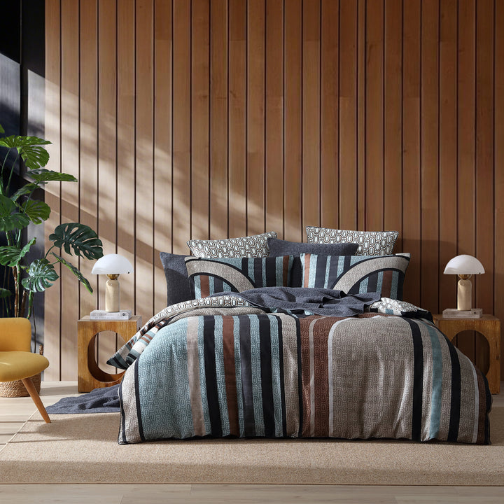 Logan and Mason Journey Linen Quilt Cover Set | My Linen