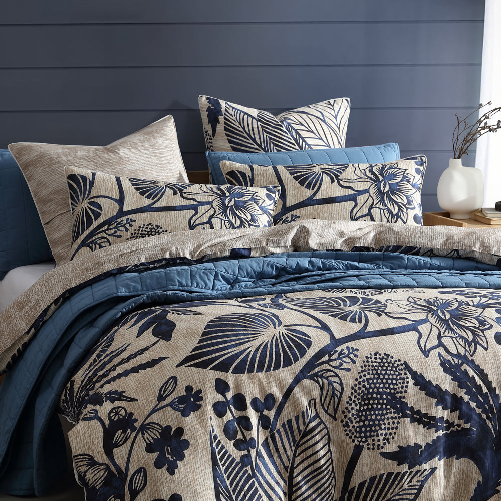 Kuranda Blue Quilt Cover Set | Super King