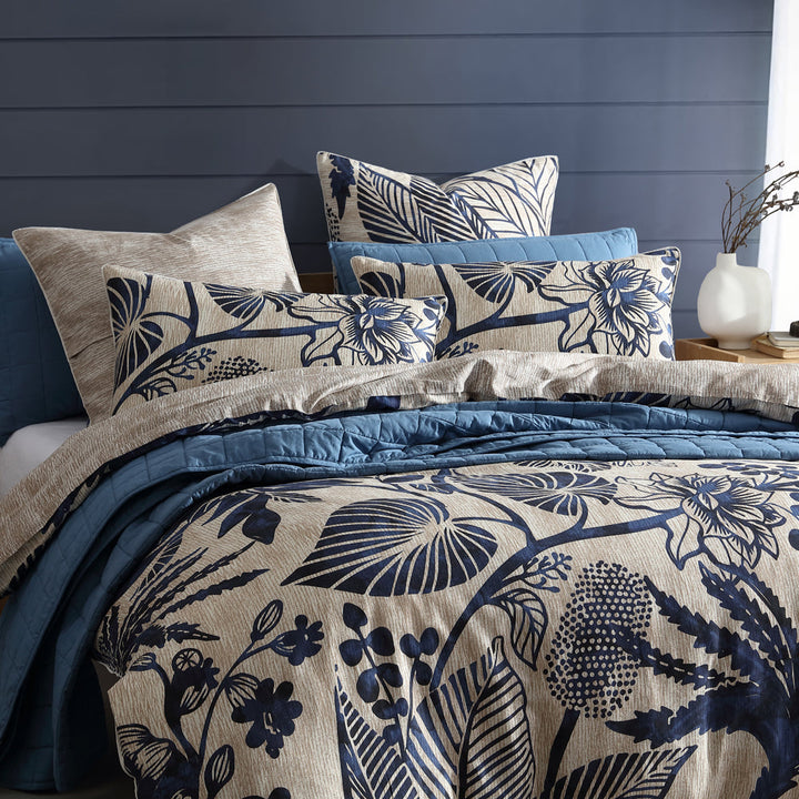 Kuranda Blue Quilt Cover Set | Super King