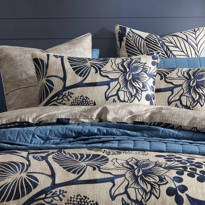 Kuranda Blue Quilt Cover Set | Super King