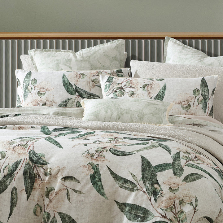 Leeton Eucalyptus Quilt Cover Set | King Bed