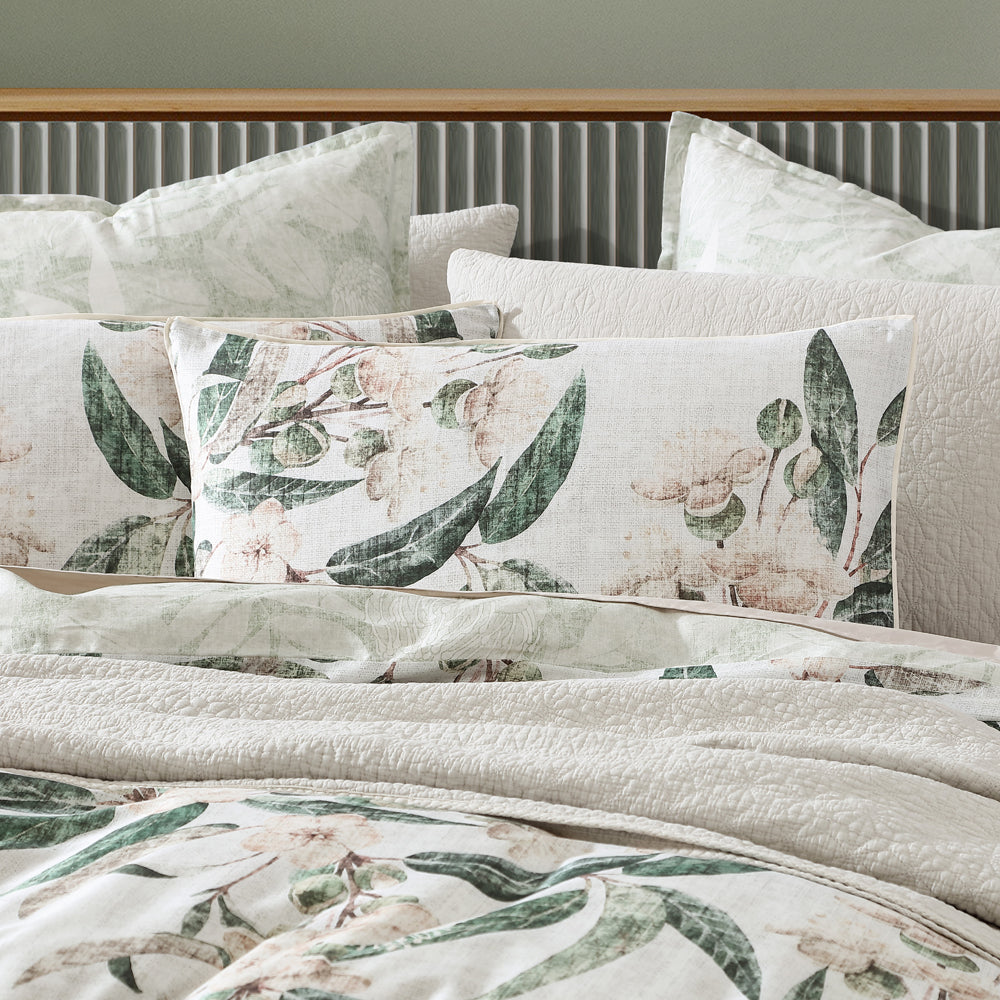 Leeton Eucalyptus Quilt Cover Set | King Bed