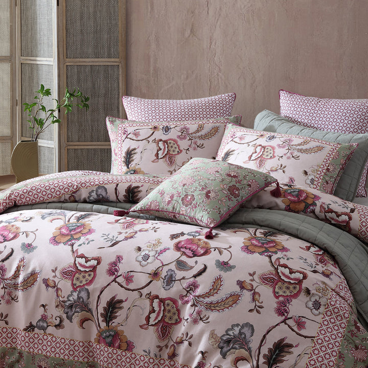 Lorelai Rose Quilt Cover Set | Queen Bed