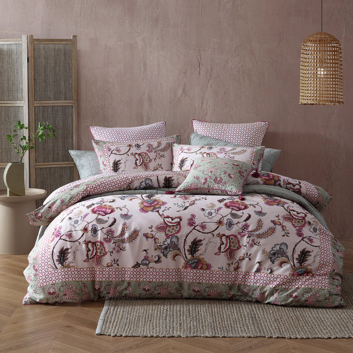 Lorelai Rose Quilt Cover Set | Queen Bed