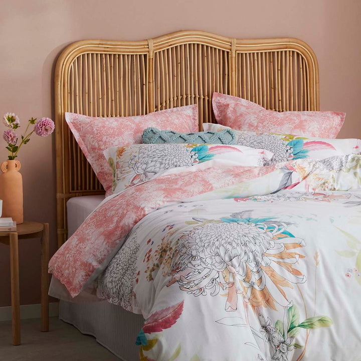 Lowanna White Quilt Cover Set | King Bed